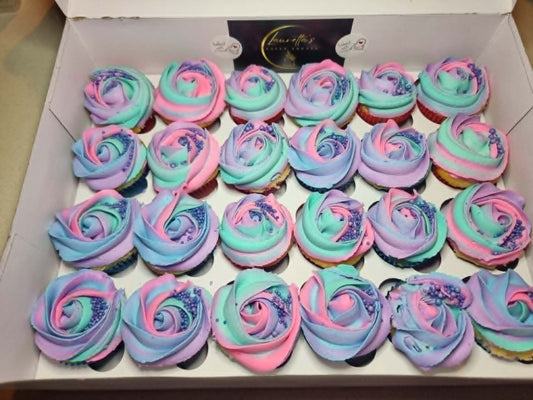 Multi coloured Cupcakes