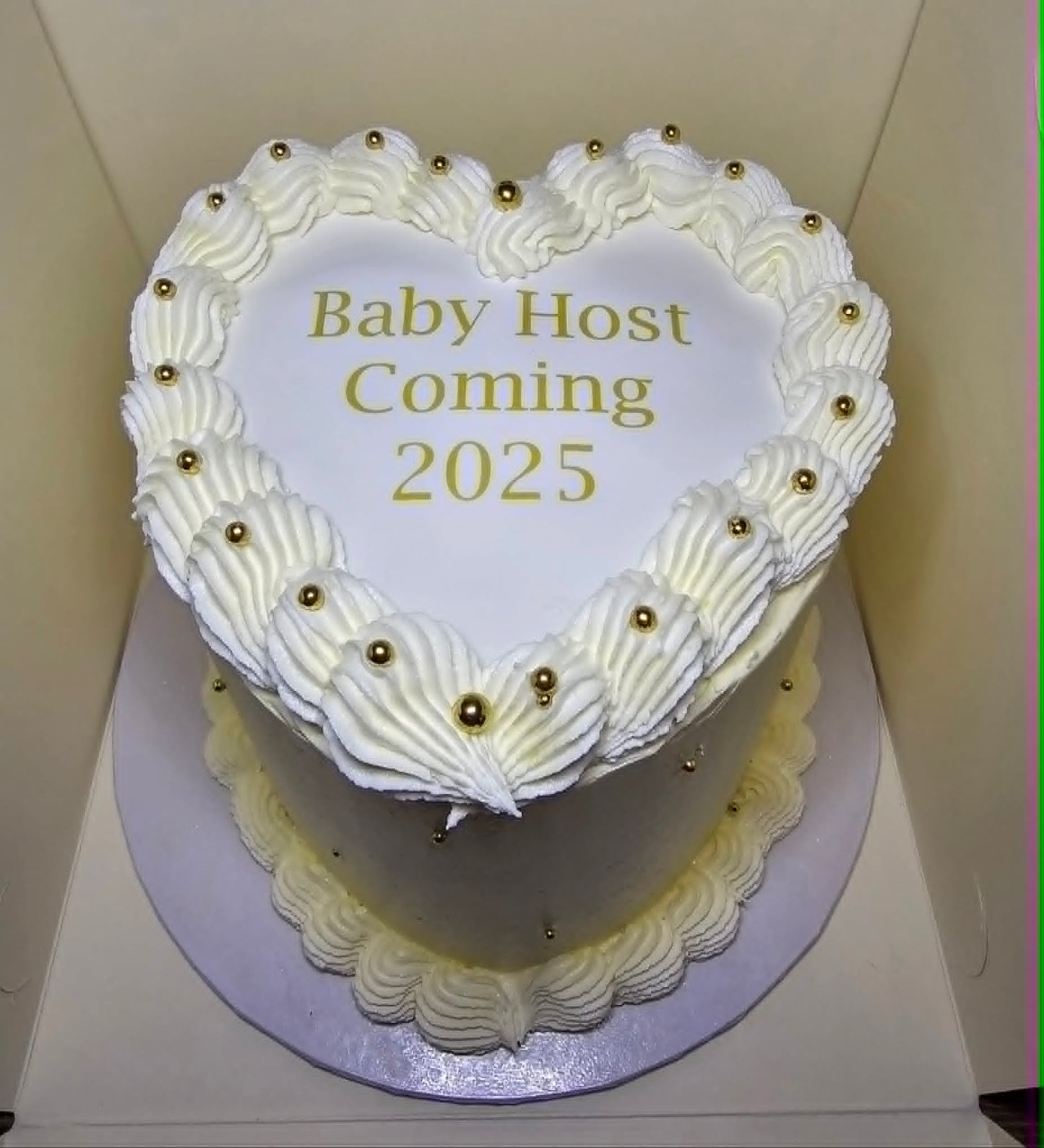 Baby Coming soon cake