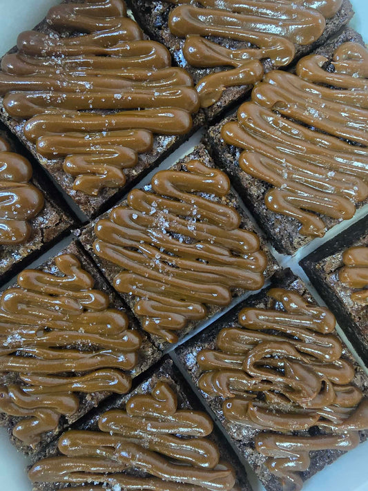 Salted Caramel brownie slab- Express posted Monday to Wednesday