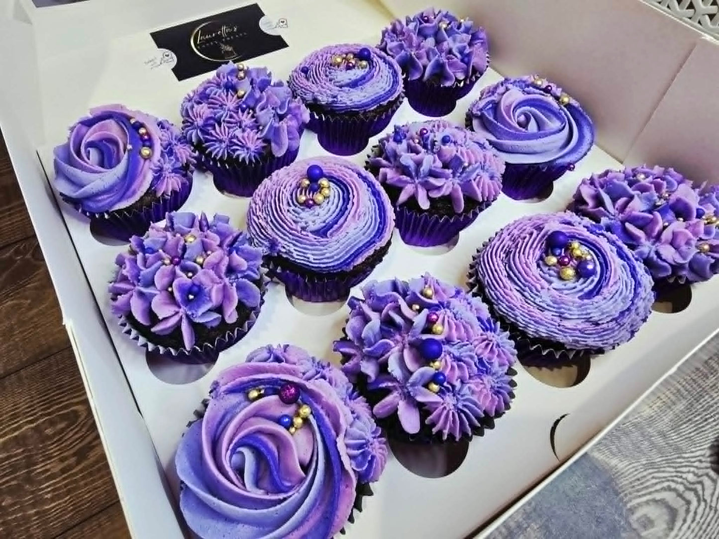 Purple Cupcakes
