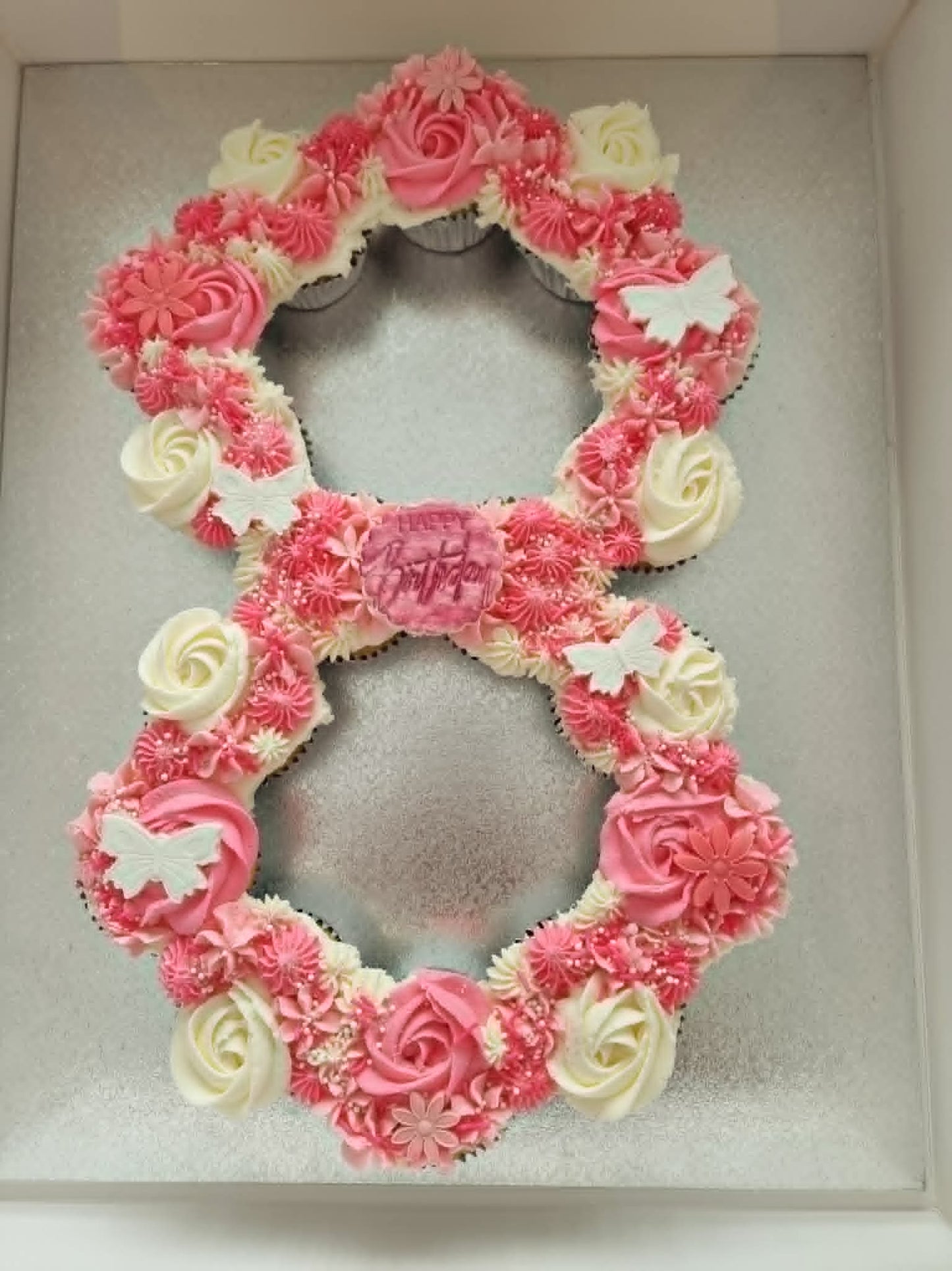 Cupcakes Shaped in a Number