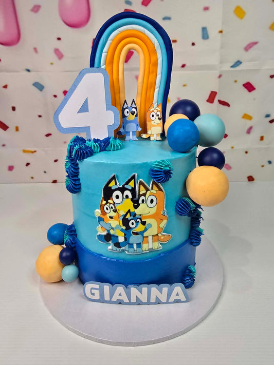 Bluey Cake