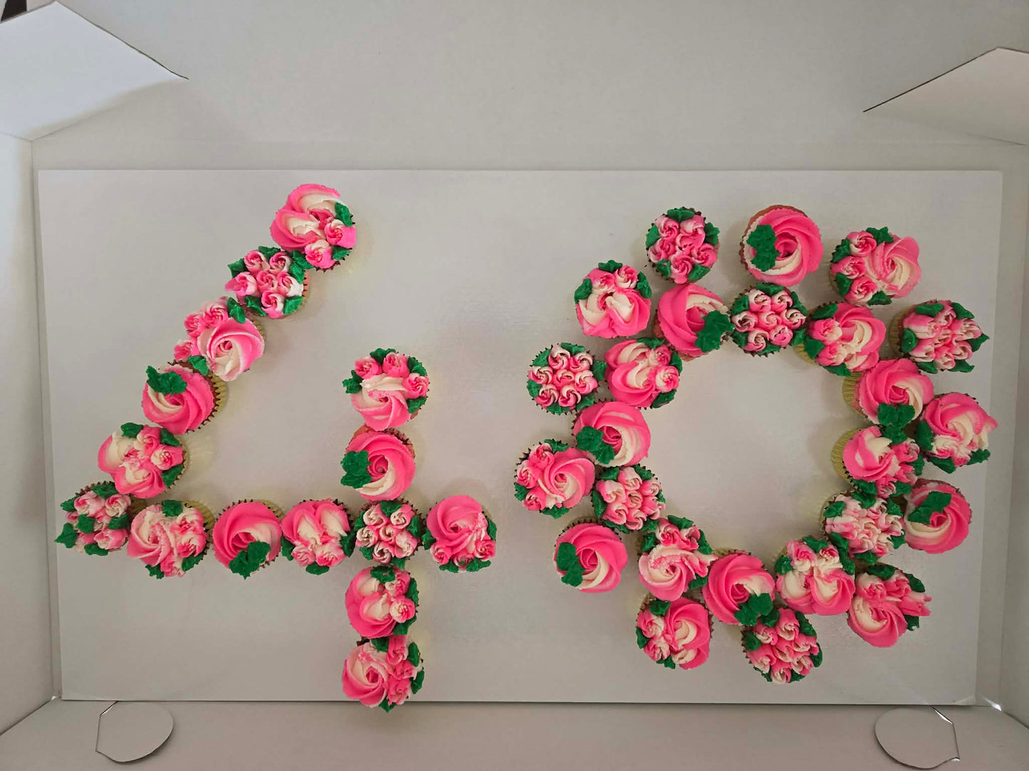 Cupcakes Shaped in a Number
