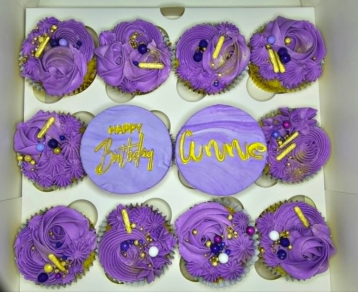 Purple Cupcakes