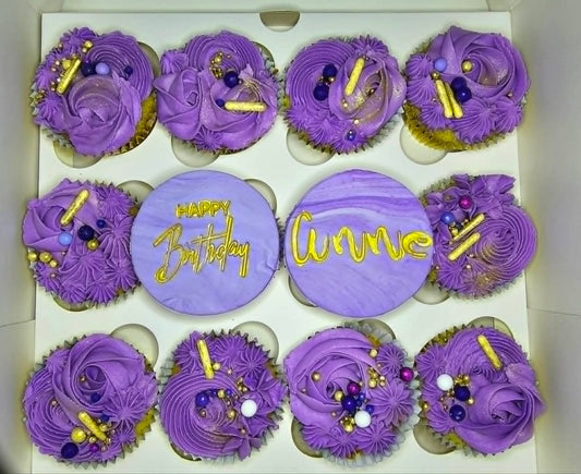 Purple Cupcakes