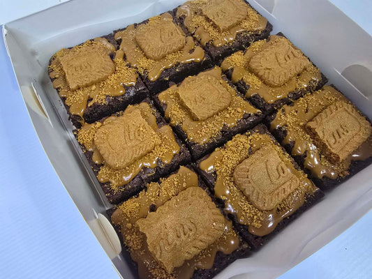 Biscoff brownie slab- Express posted Monday to Wednesday