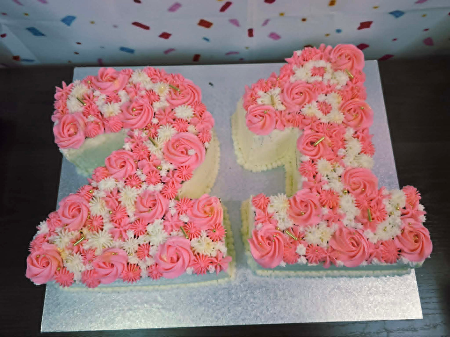 Double Number Cake - 9x11 inch