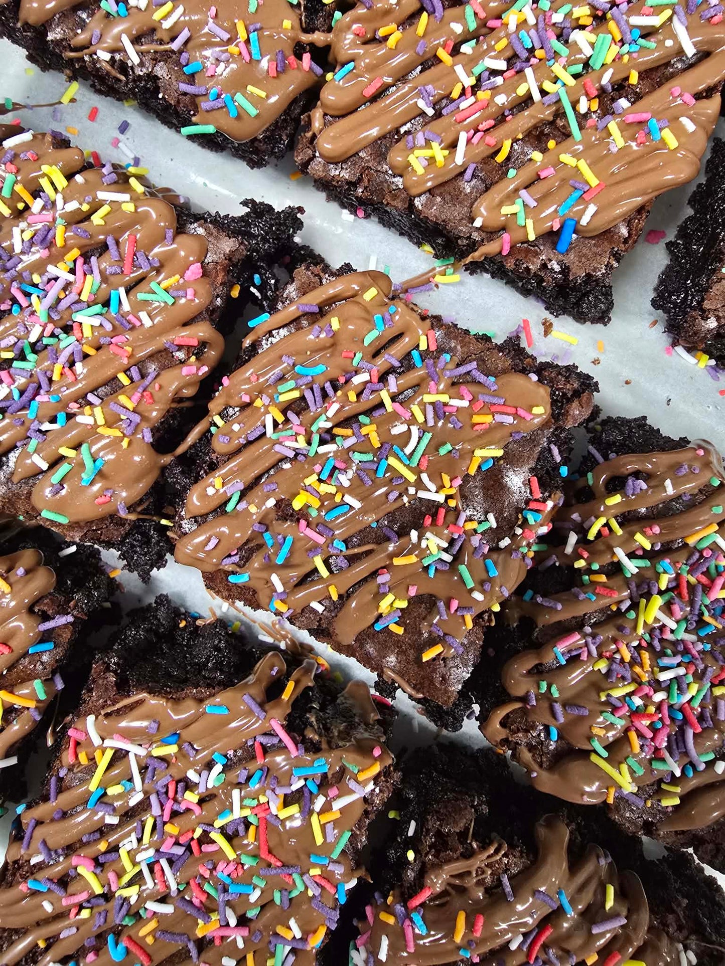 Chocolate Sprinkle brownie slab- Express posted Monday to Wednesday