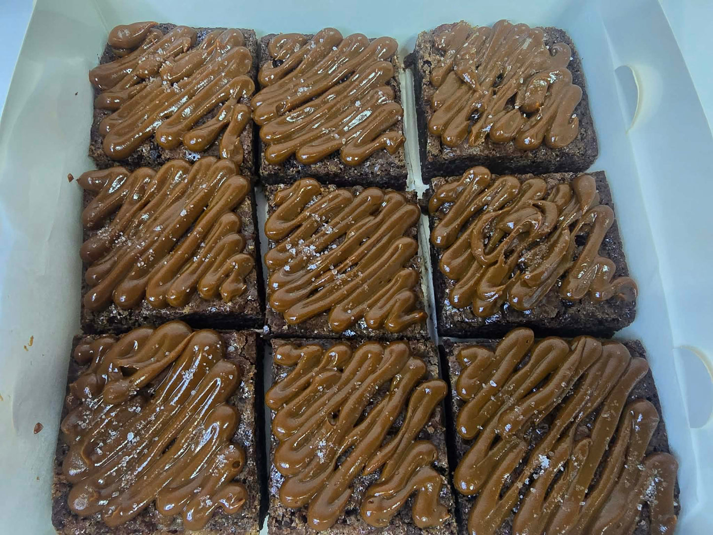 Salted Caramel brownie slab- Express posted Monday to Wednesday