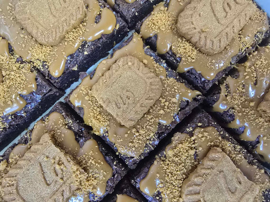 Biscoff brownie slab- Express posted Monday to Wednesday