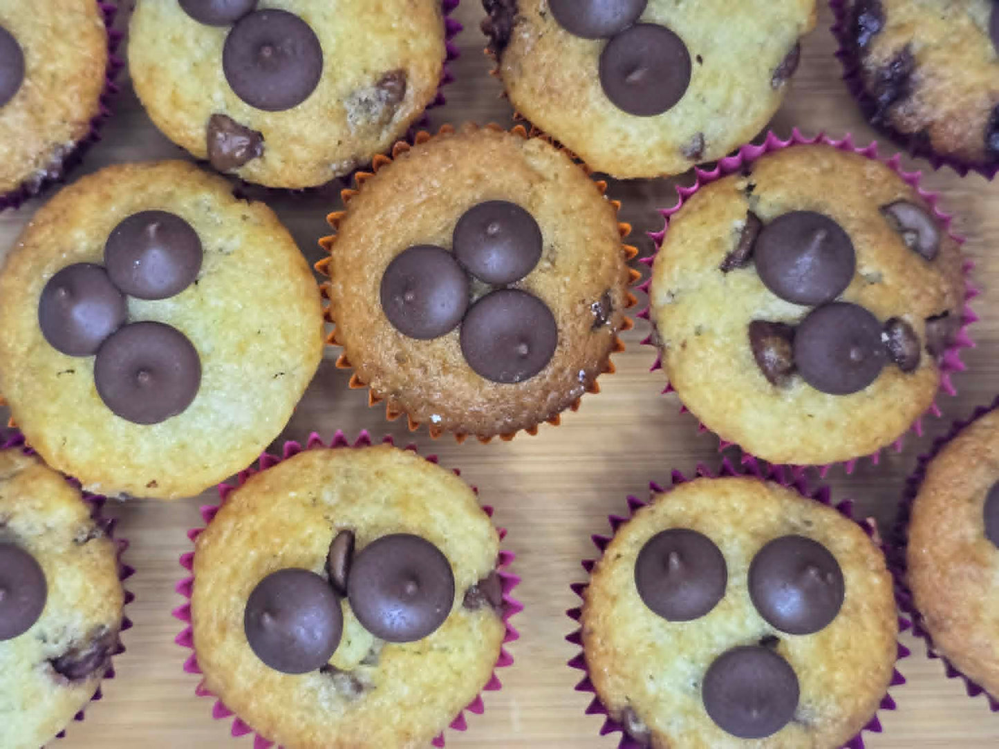 Choc Chip Mini Muffins
